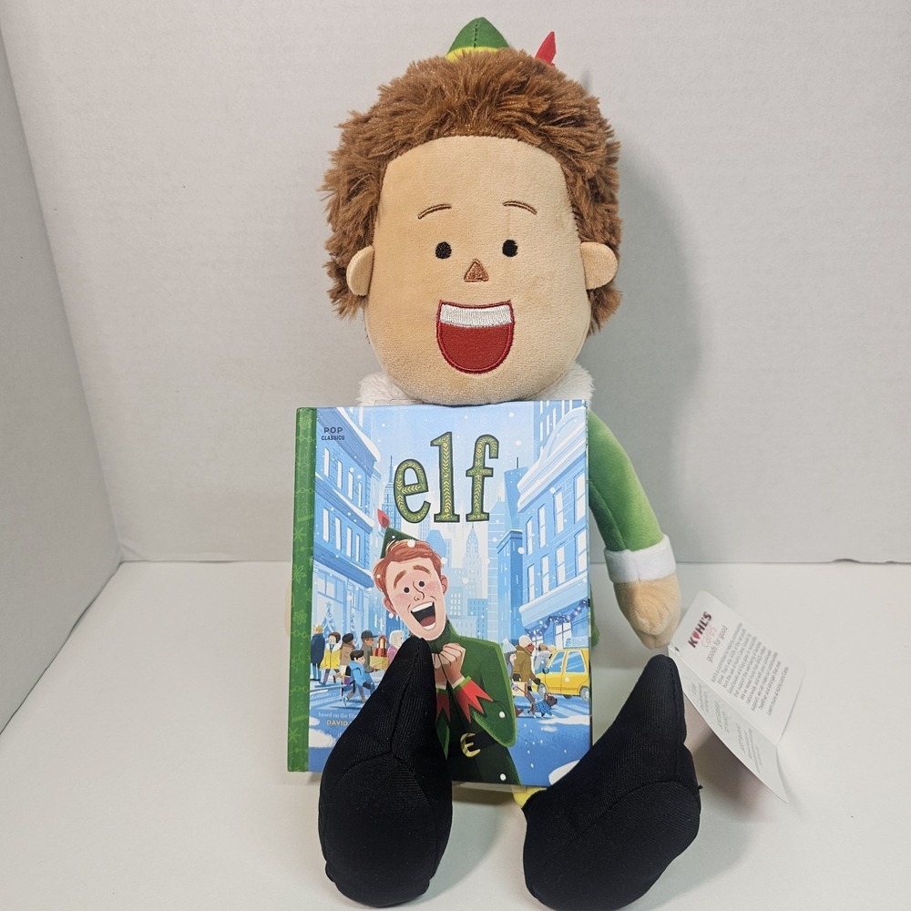 "Elf" Buddy the Elf Kohls Care Plush and Storybook Bundle Christmas NWT